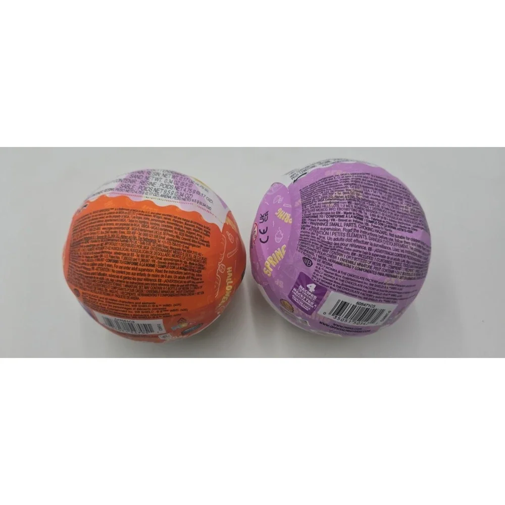 MGA Miniverse Make It Mini Food & Halloween Surprise Balls Lot of 2 NEW Sealed